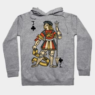 Character of Playing Card Jack of Clubs Hoodie